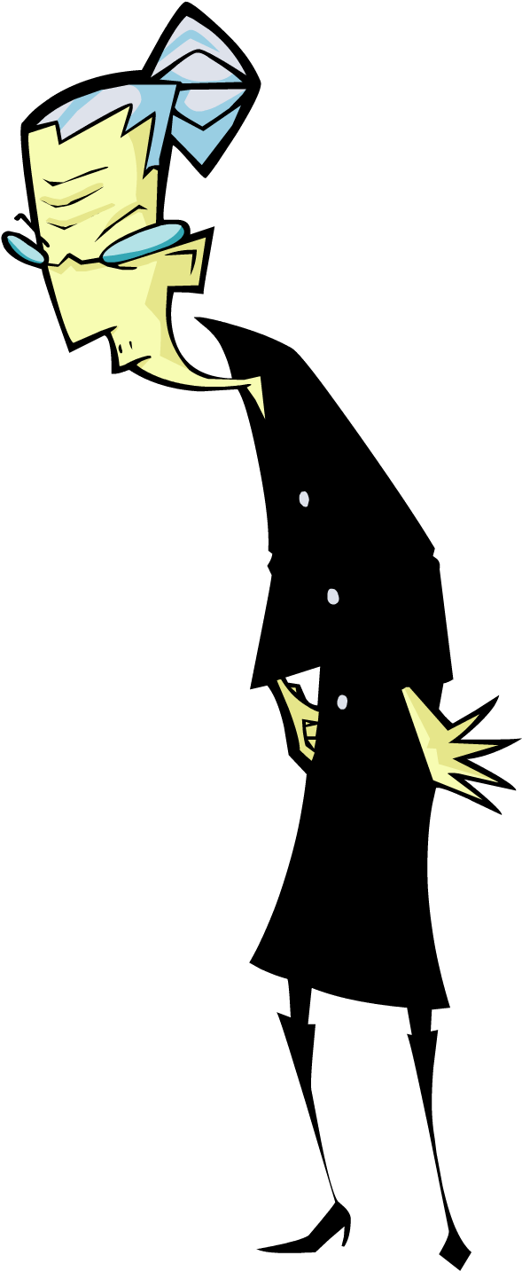 Ms - Bitters - Invader Zim Ms Bitters (600x1443), Png Download