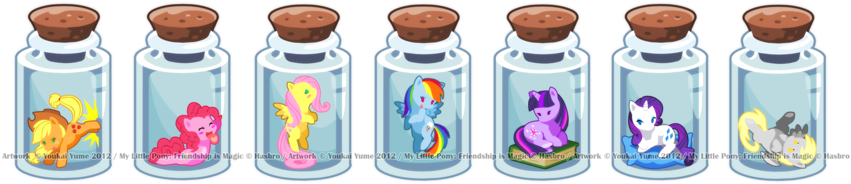 Bottle Meme - Image - Pony In A Bottle Mlp (1765x453), Png Download