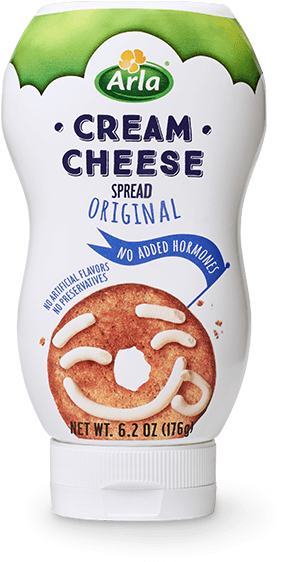 Original Squeeze Tube Cream Cheese - Arla Cream Cheese Squeeze Tube (500x800), Png Download