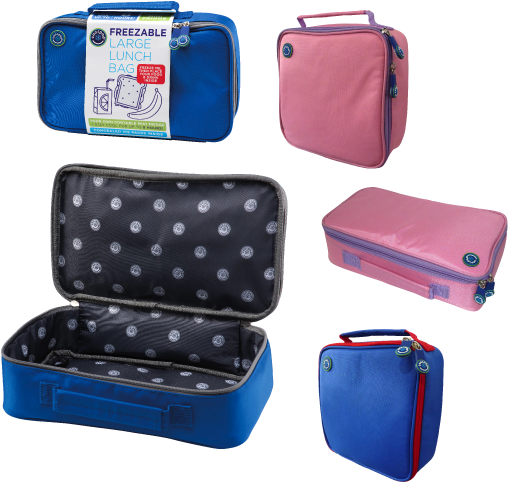 Lunch Bag Png - Coolpod Freezable Lunch Bag Purple (531x519), Png Download