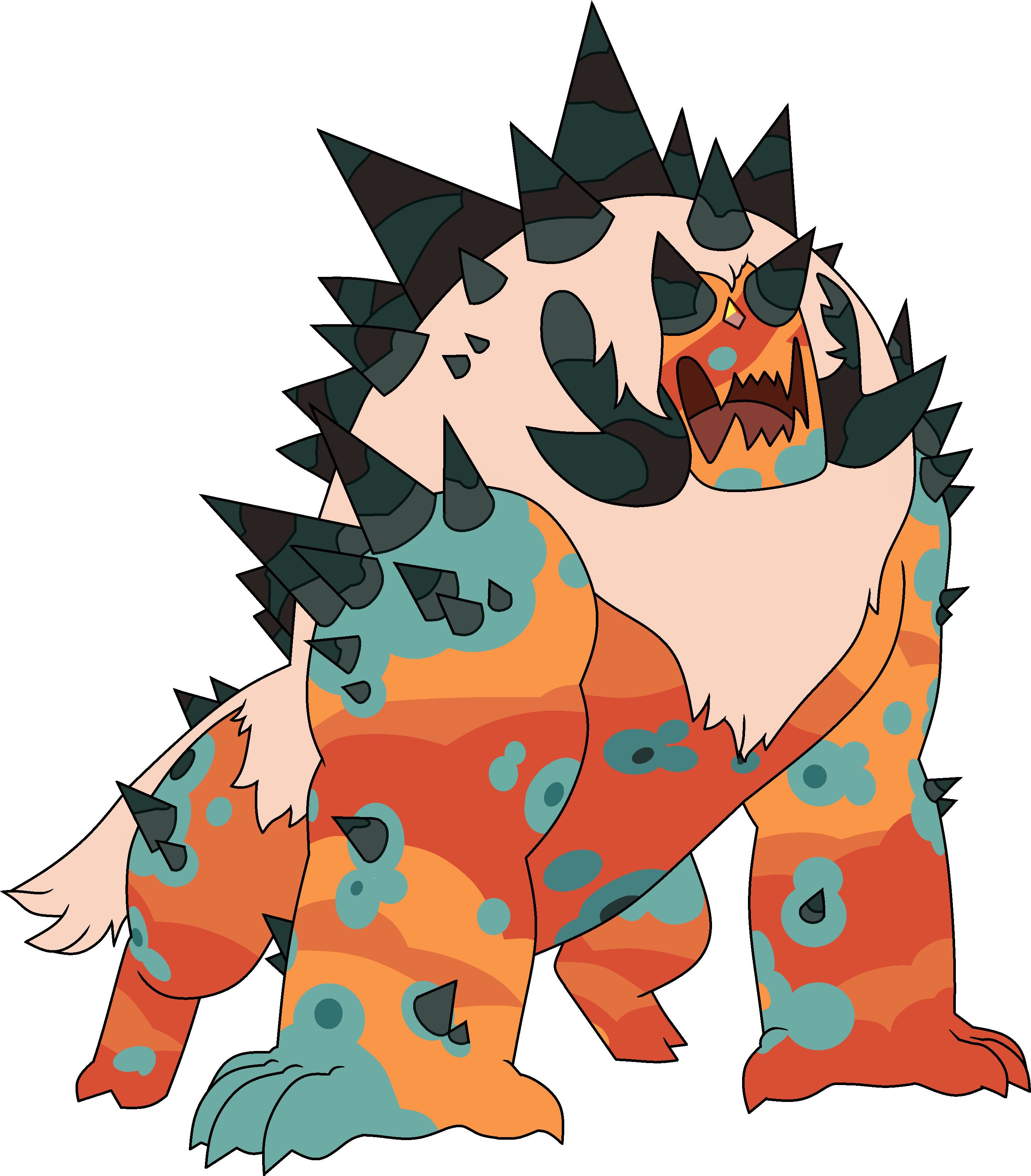 Jaspruption - Steven Universe Jasper Corrupted (3120x3396), Png Download