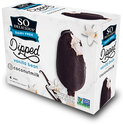 Vanilla Bars - So Delicious No Sugar Added (480x510), Png Download