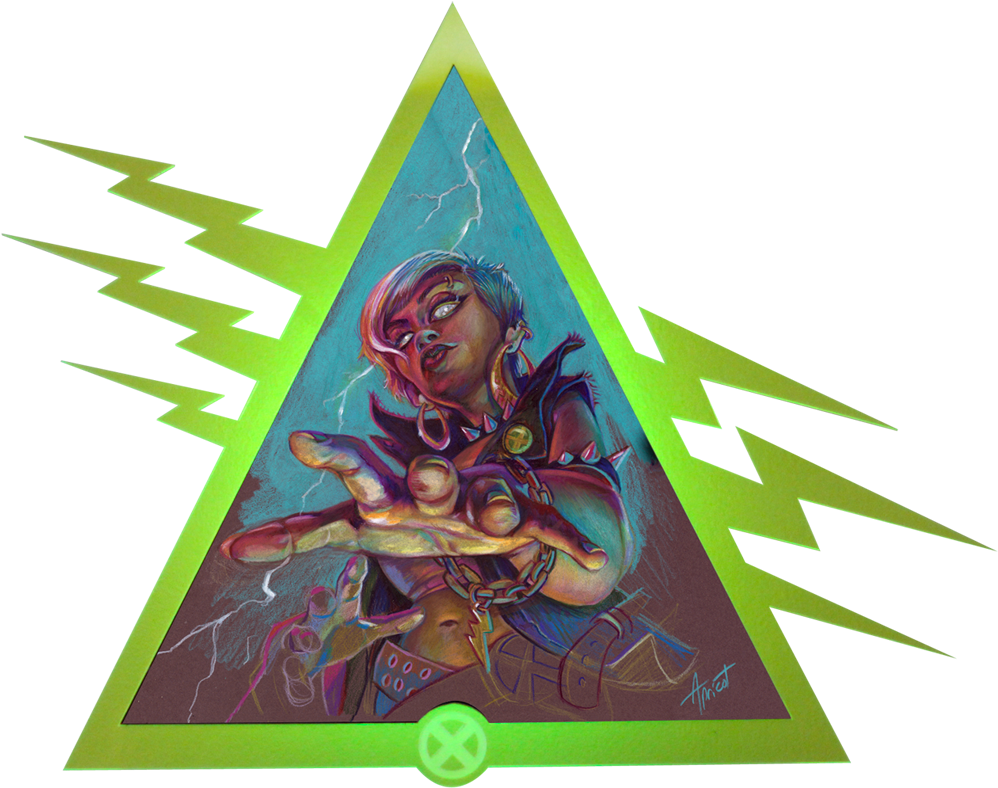 Apricot Mantle Perfect Storm Xmen Original Original - Triangle (1000x988), Png Download