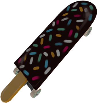 Ice Cream Skateboard - Roblox Ice Cream Skateboard (420x420), Png Download