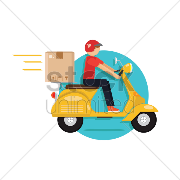 Download Vector Delivering Food Png Clipart Pizza Clip - Vector Graphics (600x600), Png Download