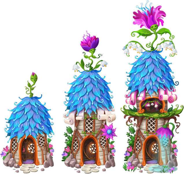 Fairytales House 3 Little Fairies Level 1to3 - Fairy (637x603), Png Download