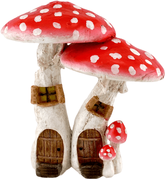 Png Toadstool Transparent Toadstool - Top Collection Miniature Red Mushroom Fairy Houses (800x800), Png Download