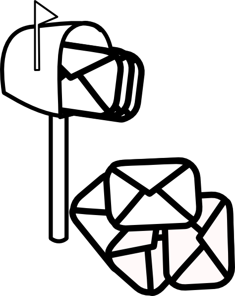 Mail Clipart Full Mailbox - Clip Art (474x596), Png Download
