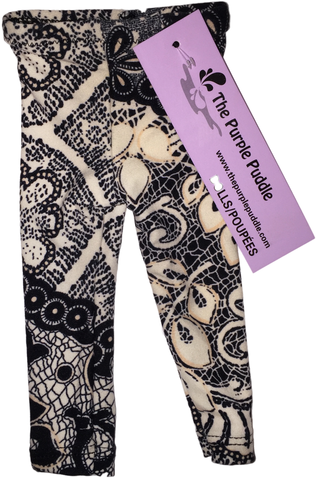 Champagne Lace Doll Leggings - Leggings (1800x1800), Png Download