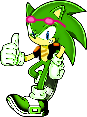 Scourge The Hedgehog In Sonic Boom Download - Sonic The Hedgehog Clipart (357x479), Png Download