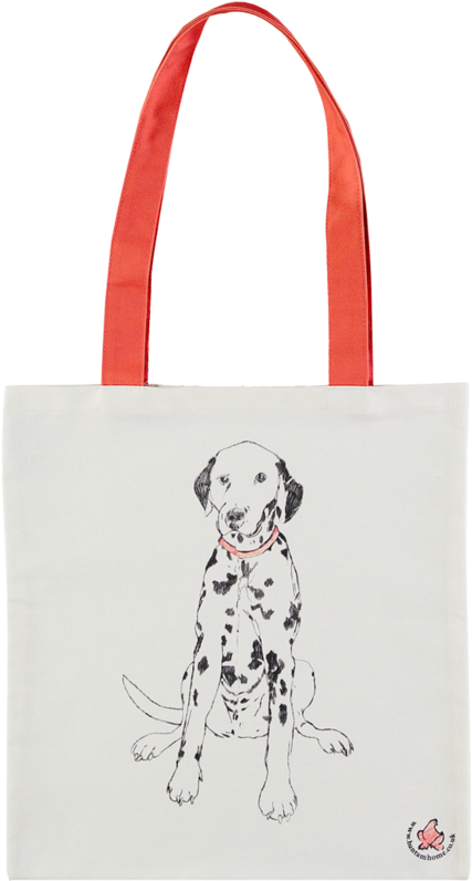 Dalmatian Canvas Tote Bag - Tote Bag (800x800), Png Download