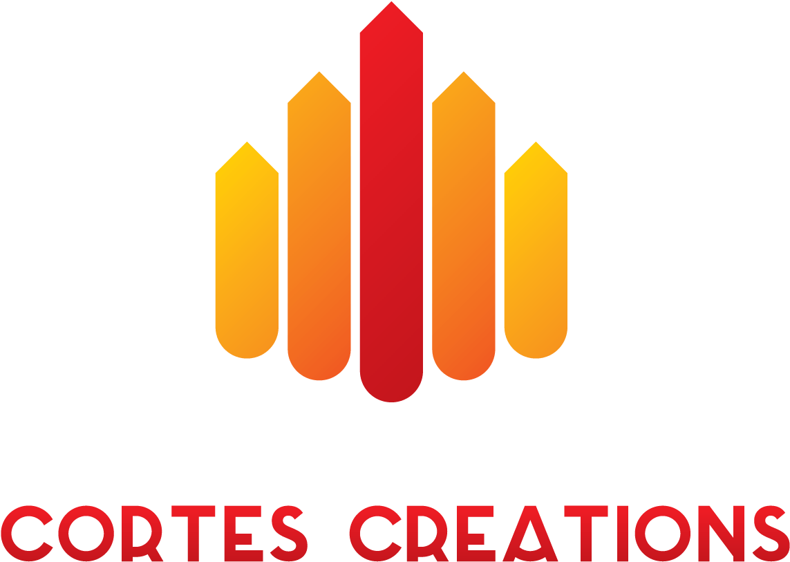 Cortes Creations Logo Cortes Creations Logo - Design (1400x1400), Png Download