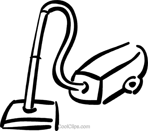 Vacuum Cleaner Royalty Free Vector Clip Art Illustration - Staubsauger Clipart (480x426), Png Download