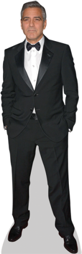 George Clooney - Standee (450x500), Png Download