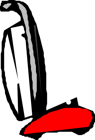 Vacuum Clip Art Free Vac Clipart - Clip Art Vacuum Cleaner (402x594), Png Download