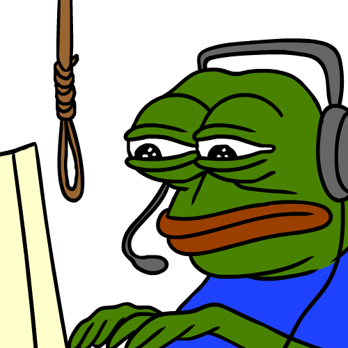 4394359 - Pepe Support (500x500), Png Download