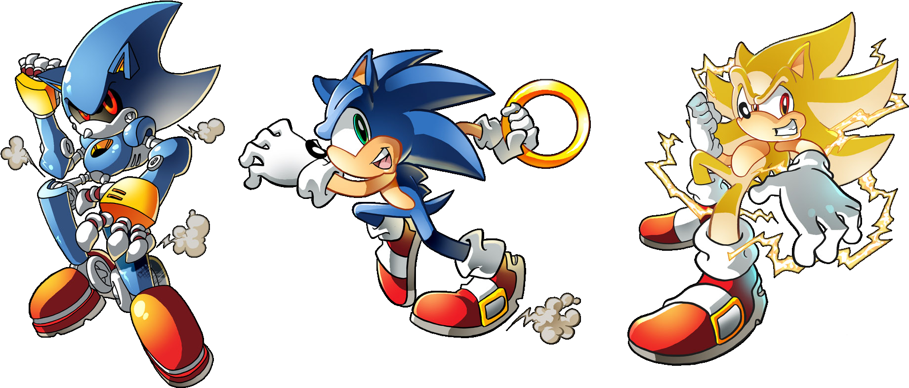 Sonic Renders (1903x790), Png Download