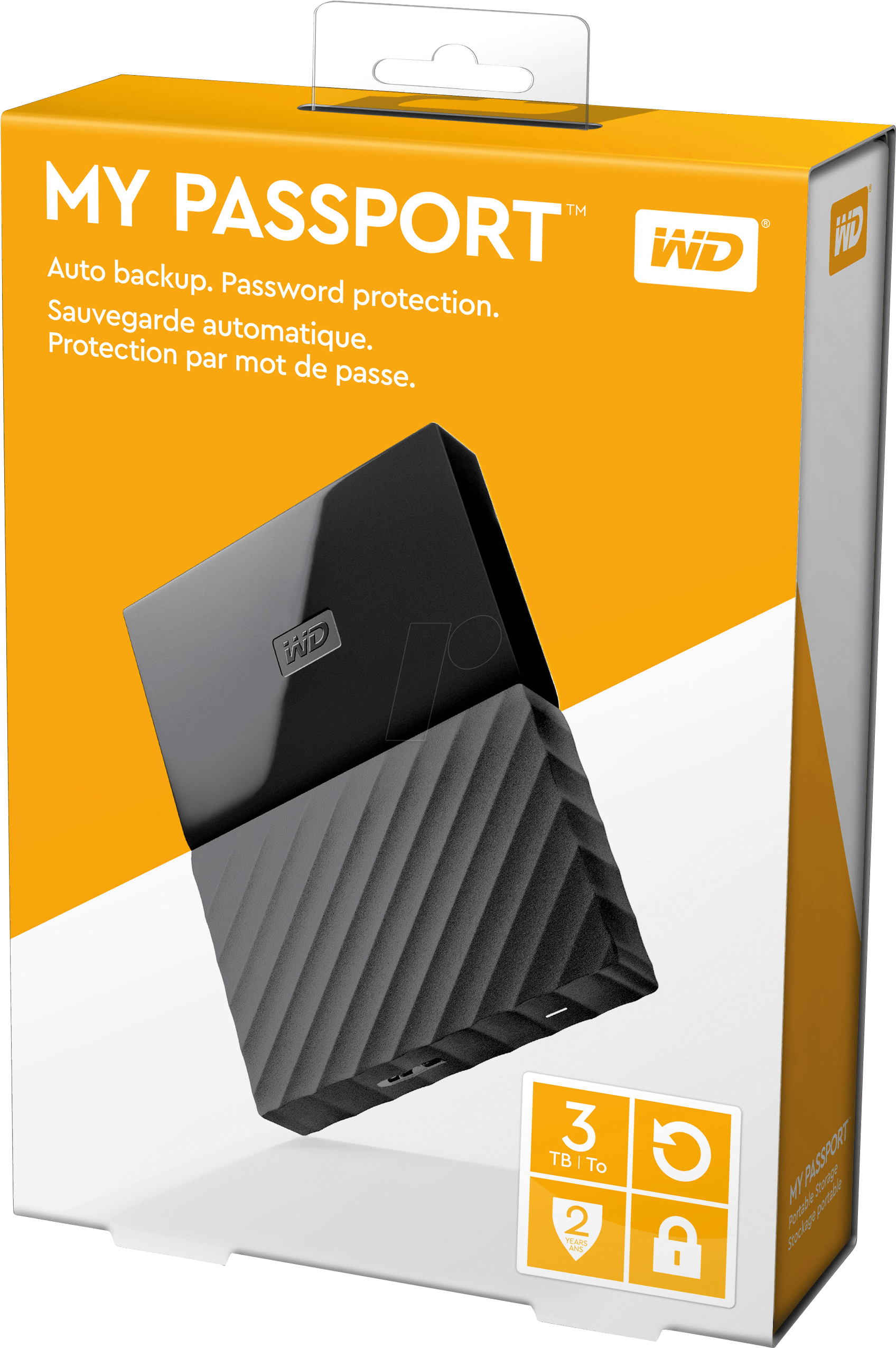 Wd 1t My Passport (1000x1000), Png Download