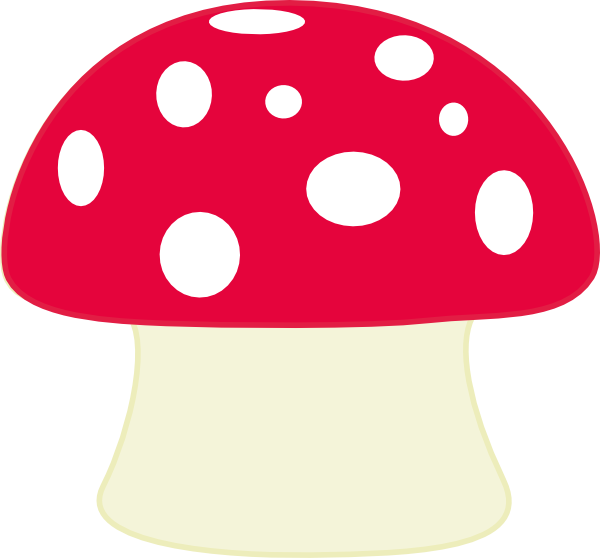 Small - Smurf Mushroom (600x558), Png Download
