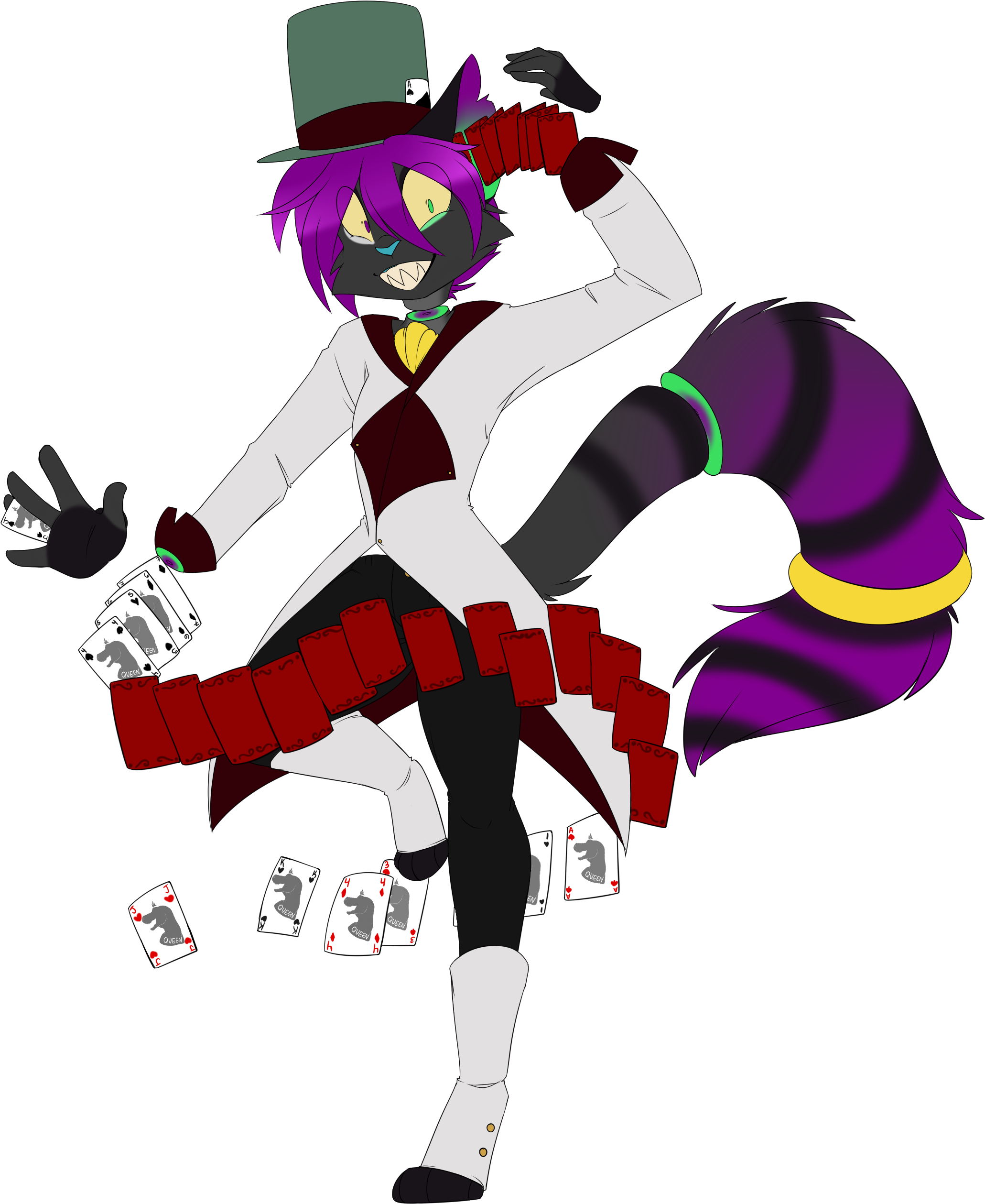 [commission] Sleight Of Hand By Trexqueen - Illustration (2073x2544), Png Download