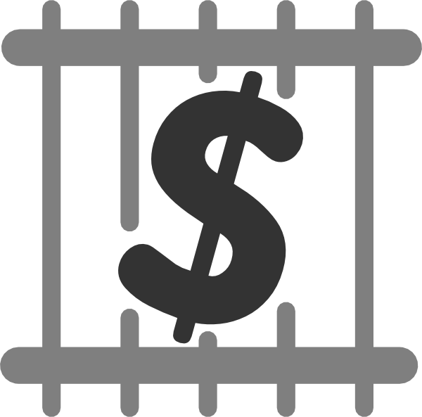 For Monopoly Jail Clipart - Bail Clipart (600x593), Png Download