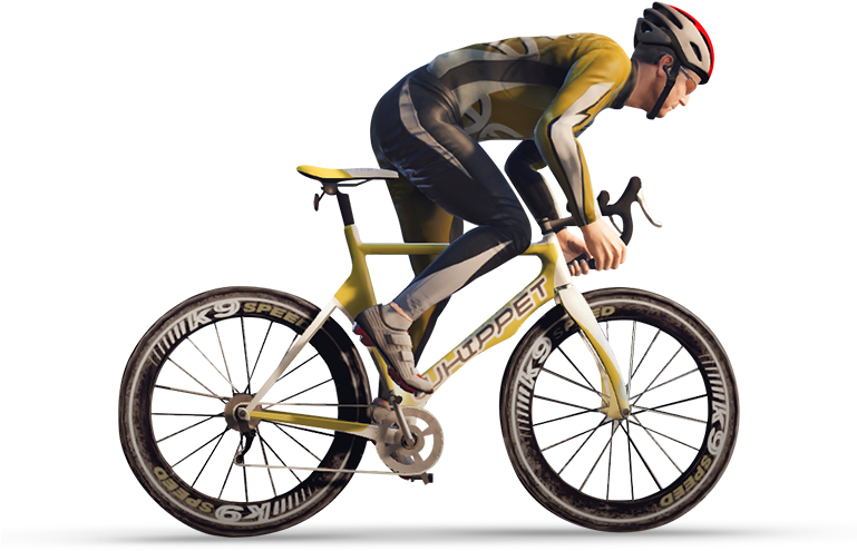 Man On Bicycle Png Image - Bicycle Png (768x517), Png Download
