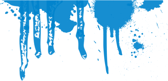 Blue Paint - Blue Paint Png (627x283), Png Download