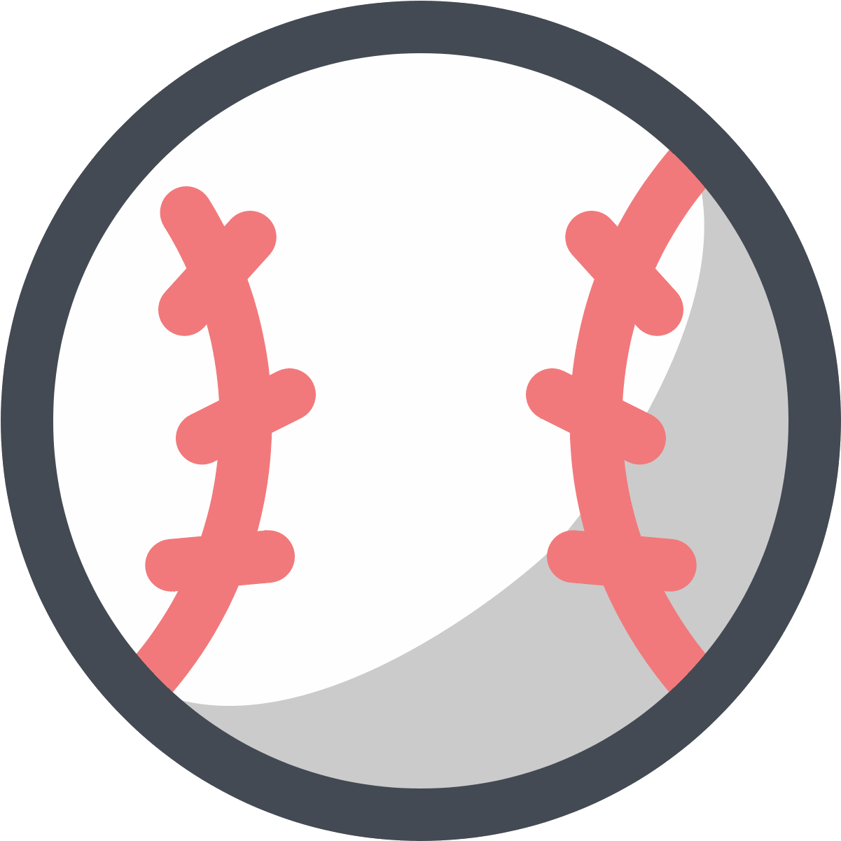Ball Icono Descarga Gratuita - Baseball Ball Icon Png (1600x1600), Png Download