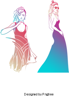 Female Fashion Illustrator Vector Material, Trend Figures, - Custom Tote Bag, Adult Unisex, Natural (360x360), Png Download