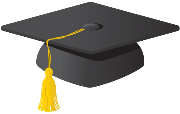 Graduation Cap Png Transparent Image - Graduation Cap Cartoon Png (600x377), Png Download