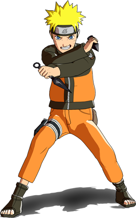 Naiteki Kensei Is A Free Stand Alone Game That Offers - Naruto Holding A Kunai (279x447), Png Download