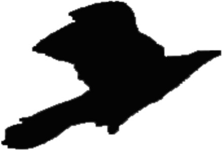 Silhouette Republic Of Ireland Drawing Violet Crow - Ireland Silhouette Transparent (481x340), Png Download