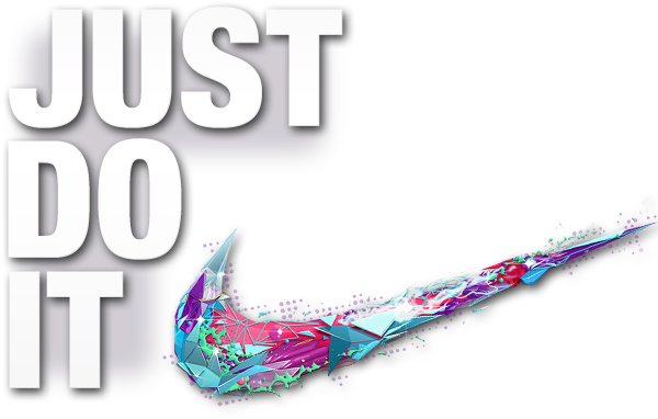 Logo Nike 3d Png (600x515), Png Download