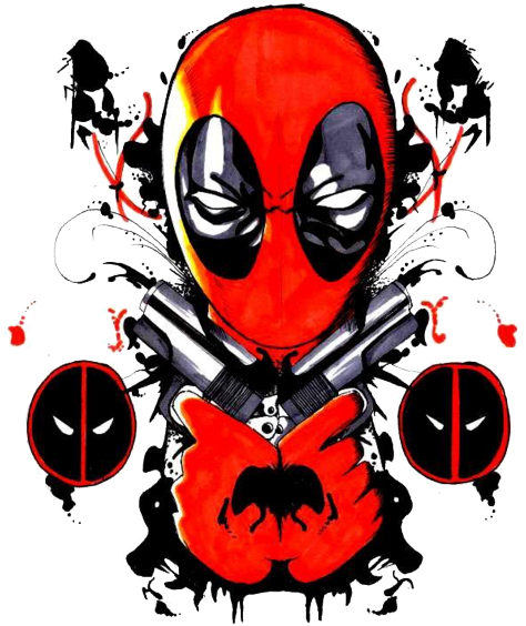 Banner Download Icons Png Vector And Backgrounds - Deadpool (531x600), Png Download