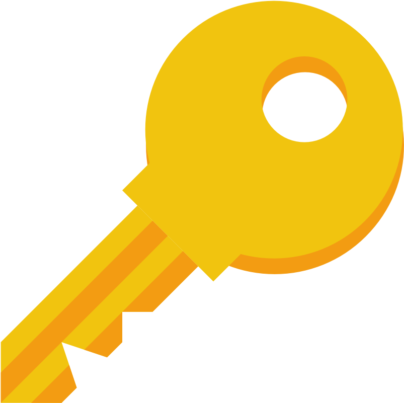 Key Png Clipart - Key Icon (1024x1024), Png Download