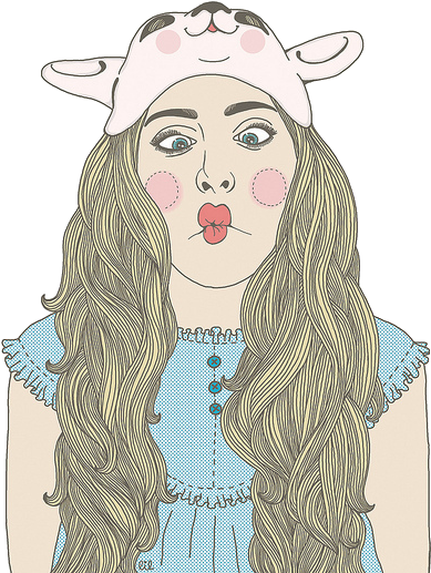 Pin By C - Png Tumblr Vintage Girl (453x640), Png Download