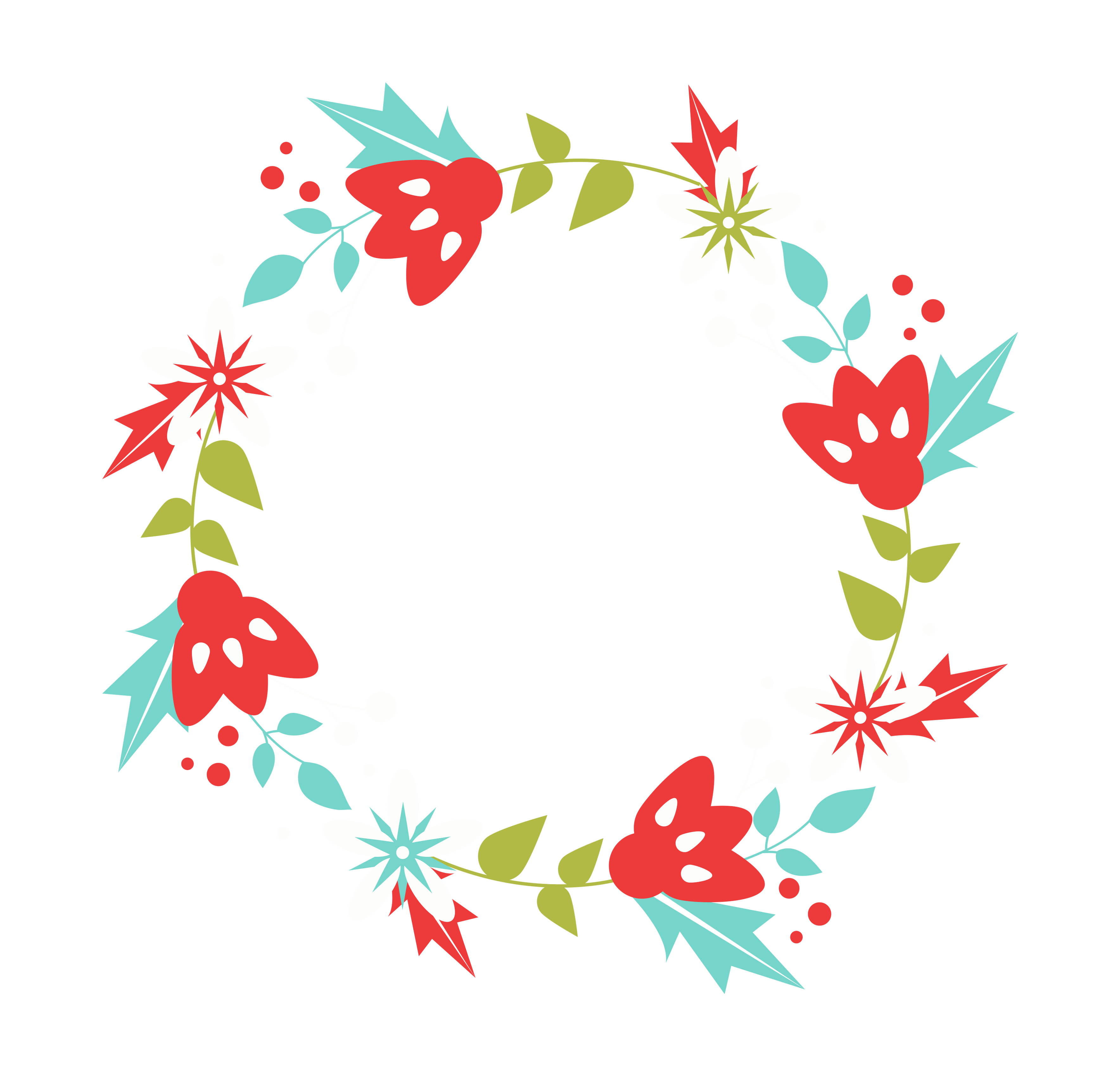 Free Christmas Wreath Clip Art Free Pretty Things For - Christmas Wreath Clipart Png (3600x3600), Png Download