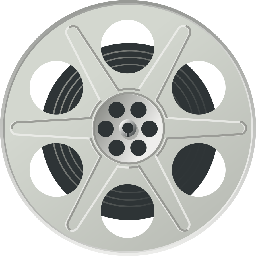 How To Set Use Movie Reel Clipart (900x900), Png Download