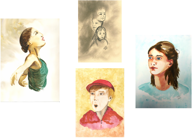 Picture - Watercolor Painting (632x455), Png Download