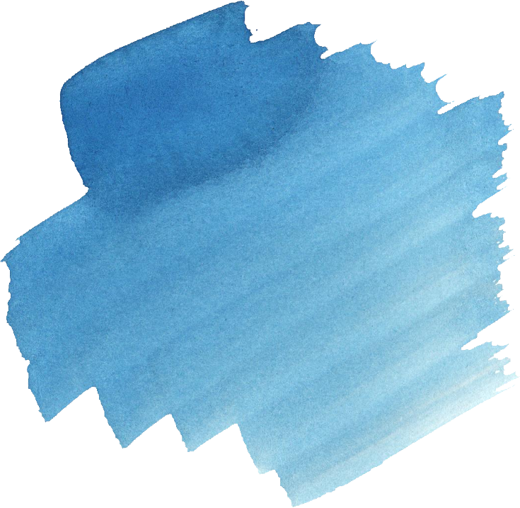 Free Download - Blue Watercolor Background Png (735x717), Png Download