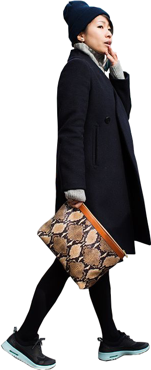 Asian Bag Lady People Walking Png, People Png, Architecture - Asian People Cut Out (564x846), Png Download