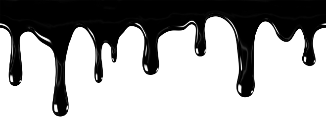 Ftestickers Drip Dripping Drippy Black - Dripping Blood Clipart (659x240), Png Download