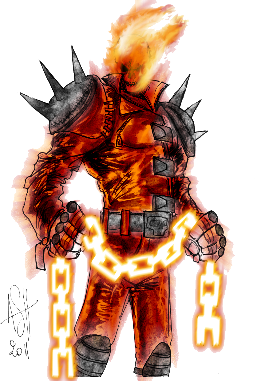 Ghost Rider Face Png Image - Ghost Rider Face (900x1239), Png Download