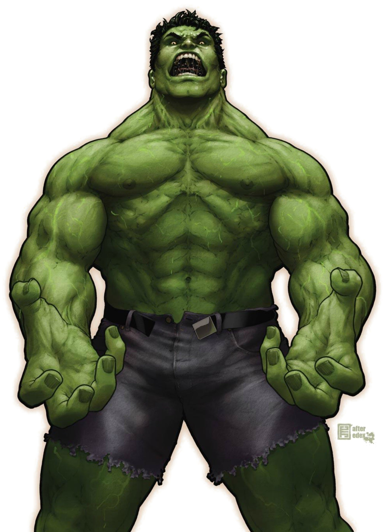 Hulk Png Image - Hulk Png (1349x2026), Png Download