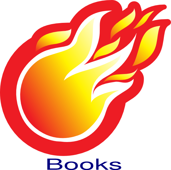 Fire Ball Books Clip Art At Clker - Clip Art Png Fire (600x595), Png Download