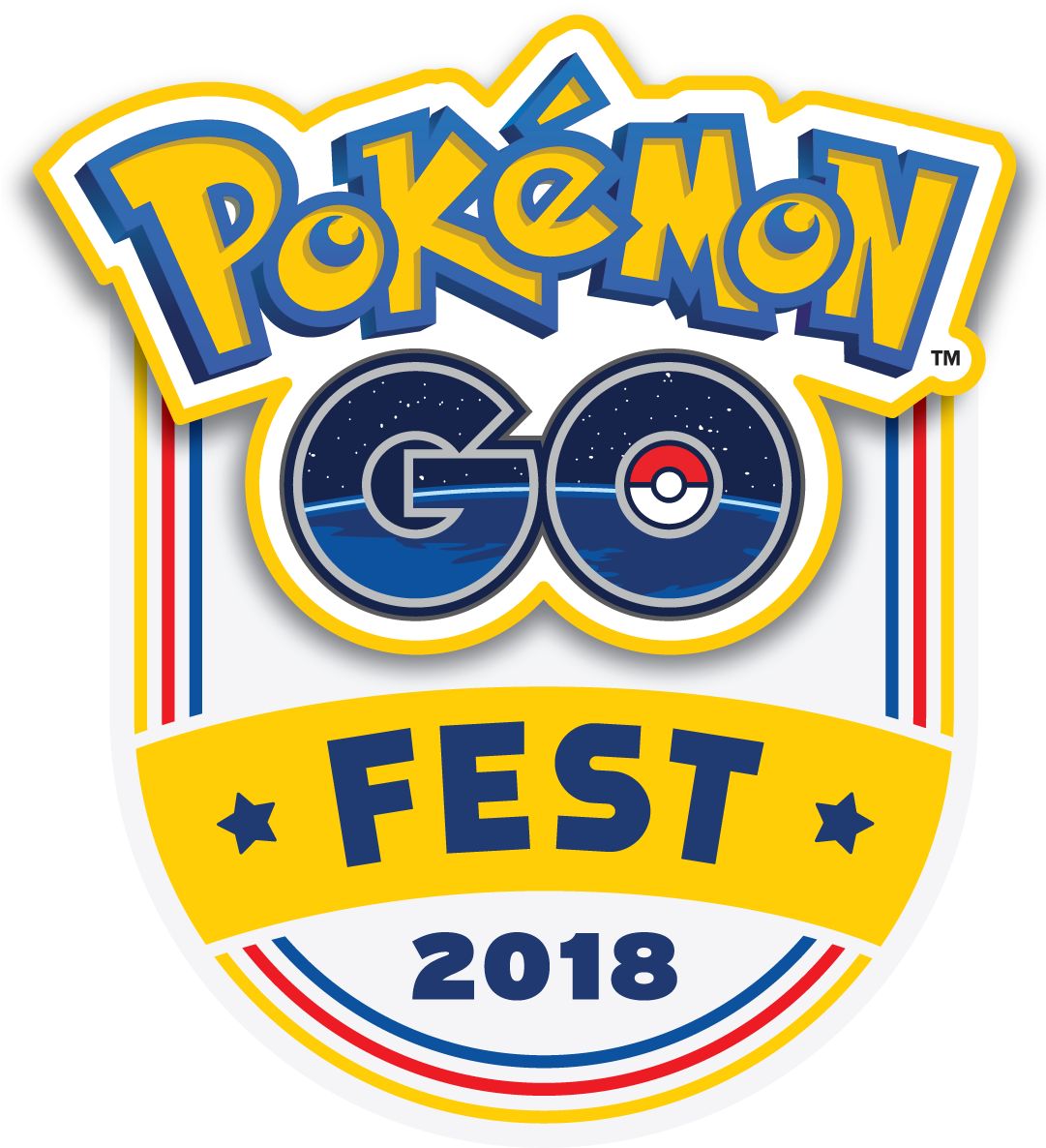 Pokemon Go Fest 2018 - Pokemon Go Fest 2018 Logo (1080x1309), Png Download