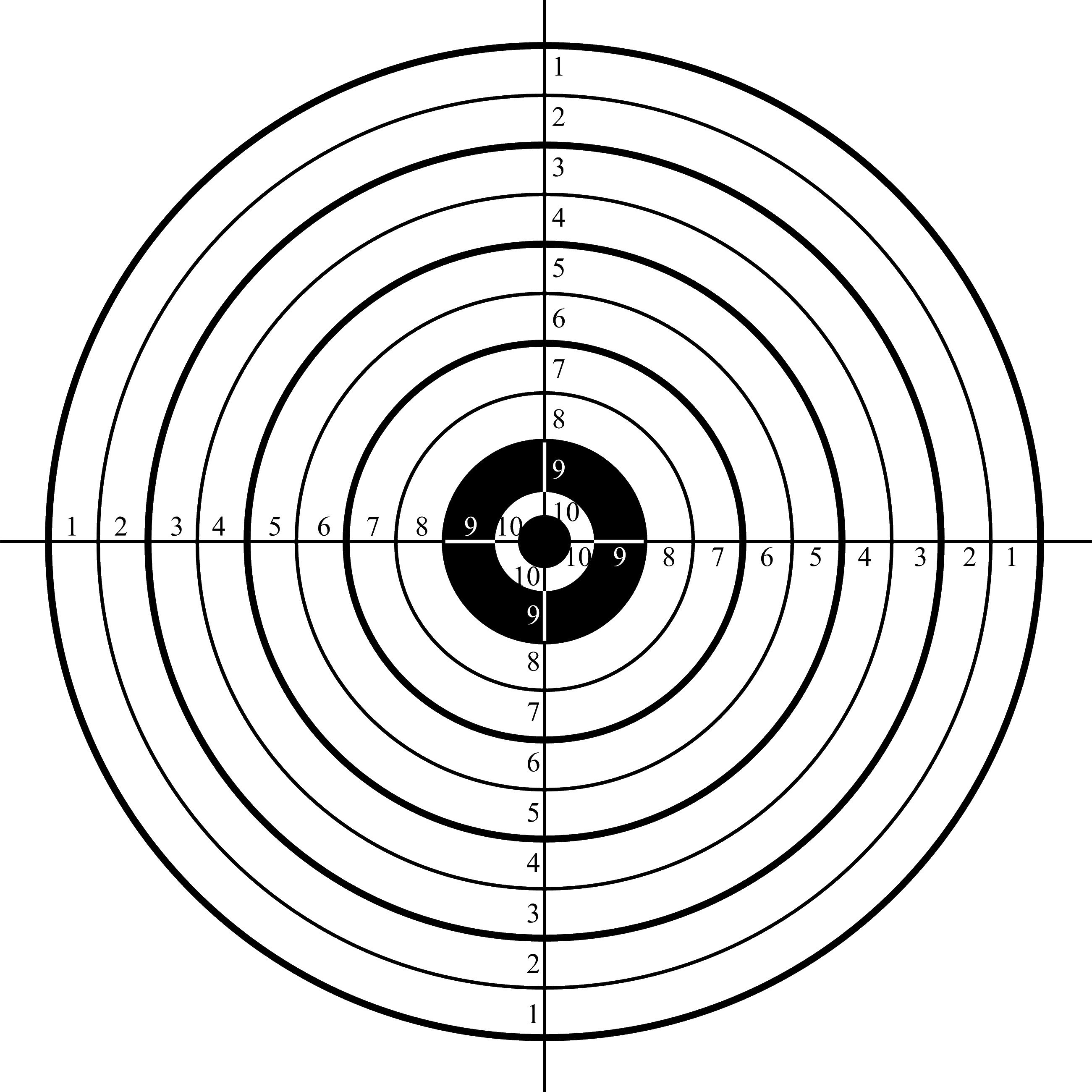Shooting Target Png Pic - Targets For Shooting (2601x2601), Png Download