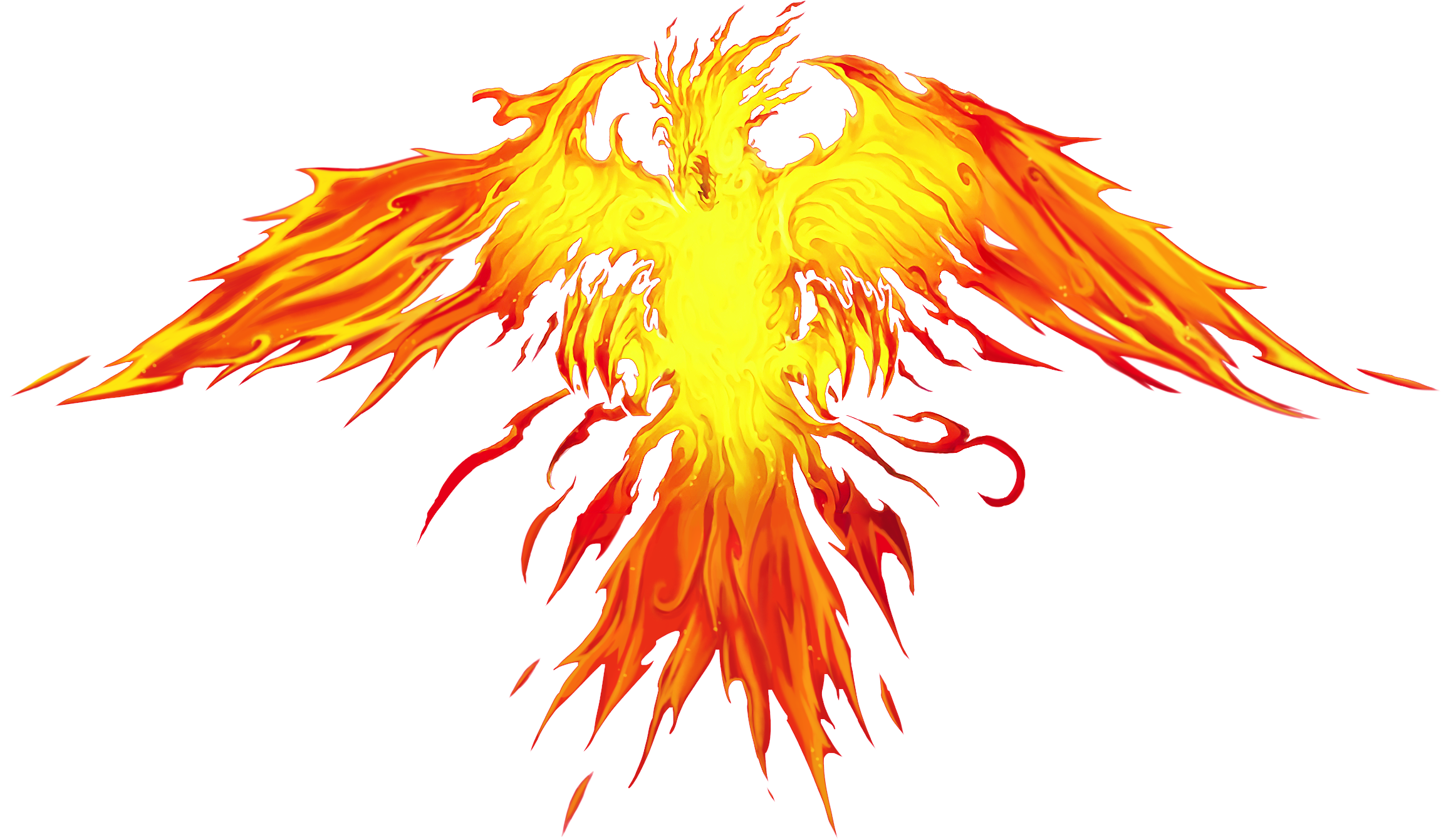 Phoenix Png Transparent Picture - Winged Dragon Of Ra Phoenix Png (2548x1616), Png Download