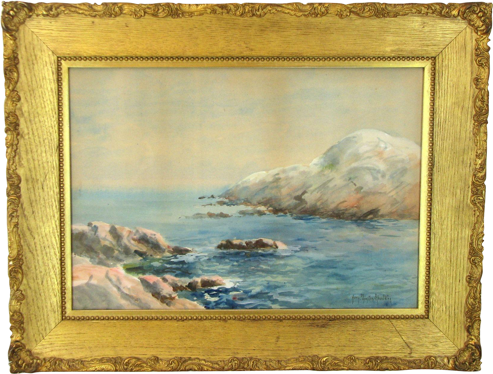 Henry Plympton Spaulding, "the Water's Edge\ - Ship (1647x1647), Png Download