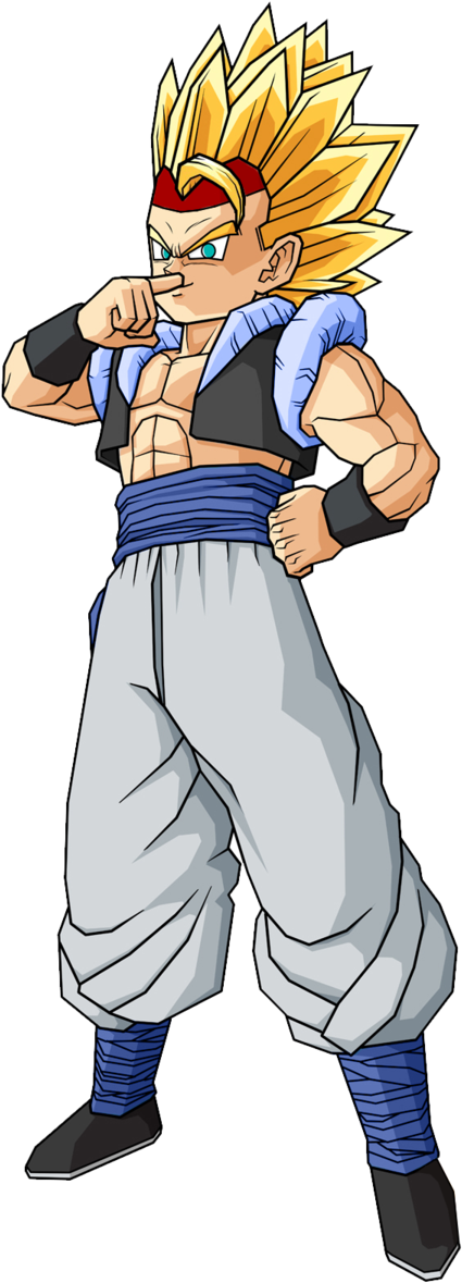 Kid Gogeta Jr Ssj By Db Own Universe Arts-d37jgxg - Gotenks Ssj2 (900x1200), Png Download